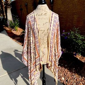 Rue 21 Kimono with fringe detail.
